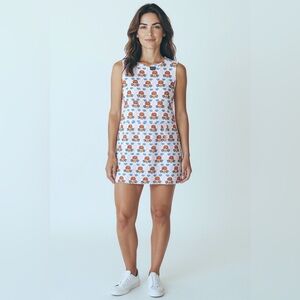 Topshop Retro Style Floral Sleeveless Shift Mini Dress, Size 4